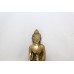Brass Buddha Statue Buddhism Religion Asian Home Decor Figure Hand Engraved E387